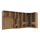 Quarto Modular Kappesberg Adapt Nogueira 6 Peças 474cm X 185cm