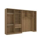 Quarto Modular Kappesberg Adapt Nogueira/azul Profundo 5 Peça