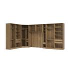 Quarto Modular Kappesberg Adapt Nogueira/azul Profundo 6 Peças