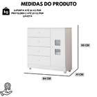Quarto Montado Bebê Berço Cama Cômoda E Colchão Incluso Branco