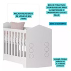 Quarto Montado Infantil Cômoda E Berço Seguro Grade Removível