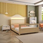 Quarto Montessoriano Cama Casal Evolutiva Estante 4 Nichos Le