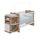 Quarto Para Bebê Berço Cantoneira E Guarda Roupa Carvalho - Q