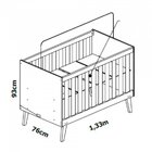 Quarto Para Bebê Completo Berço Retrô Com Cômoda E Guarda Rou