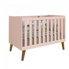 Quarto Para Bebê Completo Berço Retrô Com Cômoda E Guarda Rou