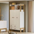 Quarto Para Bebê Completo Com Guarda-roupa, Berço E Cômoda fa