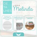 Quarto Para Bebê Completo Melinda Com Roupeiro Cômoda E Berço