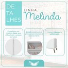 Quarto Para Bebê Completo Melinda Rosê Com Roupeiro, Cômoda E
