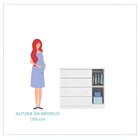 Quarto Para Bebê Infantil Com 01 Guarda Roupa 4 Portas 2 Gave