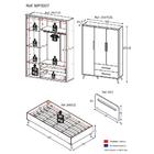 Quarto Prime Vintage Com Guarda-roupa E Cama Mdf Multimóveis