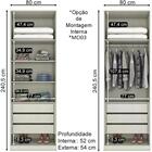 Quarto Solteiro Dileto Em Mdf 6 Modulos Cj5 Henn