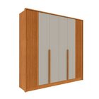 Quarto Solteiro Guarda-roupa Ripado Nova York, Cama Solteiro