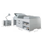 Quarto Solteiro Multifuncional Branco