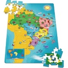 Quebra-cabeça 100 Peças Mapa Do Brasil Toyster