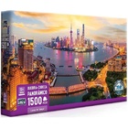 Quebra Cabeca 1500 Pecas Luzes De Xangai