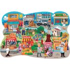 Quebra-cabeca 28 Peças Gigante Vila Feliz Pais E Filhos 0990.1