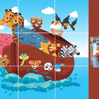 Quebra-cabeca Madeira Arca De Noe 9 Pecas