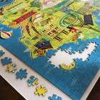 Quebra Cabeça Mapa Ilustrativo Da França 676 Pçs - 78 X 78cm