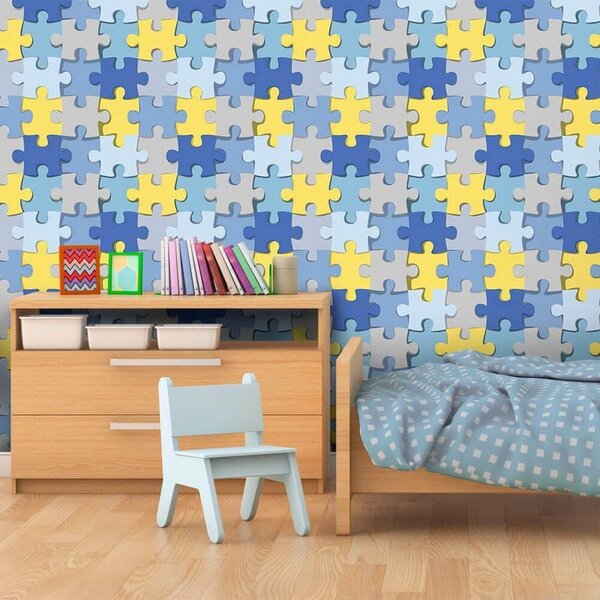 Quebra Cabeça - Papel De Parede Infantil - 300
