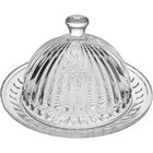 Queijeira 13x20x20cm Vidro Transparente Com Tampa