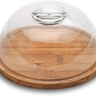 Queijeira Bambu Bege 19cm