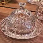 Queijeira De Cristal C/ Tampa Empire 20cm - Lyor