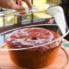 Queijeira De Madeira Redonda Porta Bolo Tampa Acrílico 22cm E