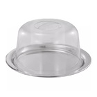 Queijeira Inox Alta Qualidade Com Tampa Acrilica