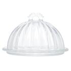 Queijeira Lyor Imperial De Cristal Ecológico Com Tampa