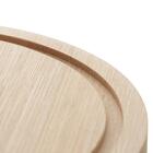 Queijeira Porta Queijo Bambu Com Cúpula Tampa Plástico 23,5cm