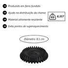 Queimador Alta Pressão Completo Fogão Industrial N02 8 7cm