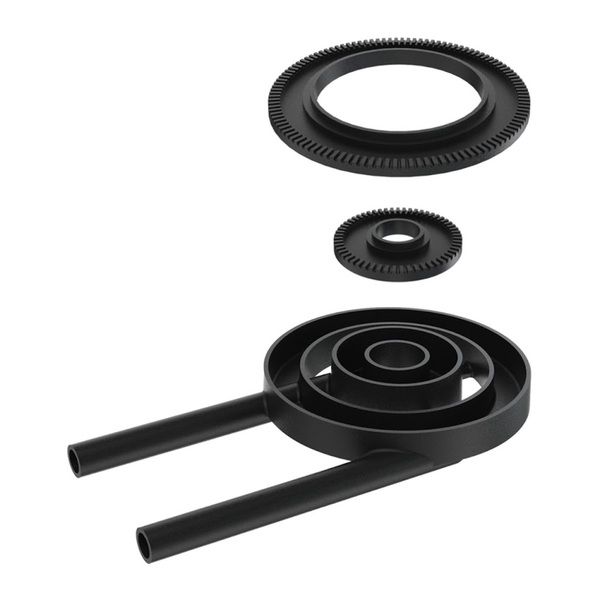 Queimador Duplo Completo Para Fogão Industrial De Ferro 23cm