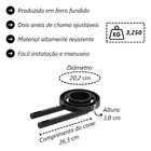 Queimador Duplo Completo Para Fogão Industrial Ferro 20 2cm
