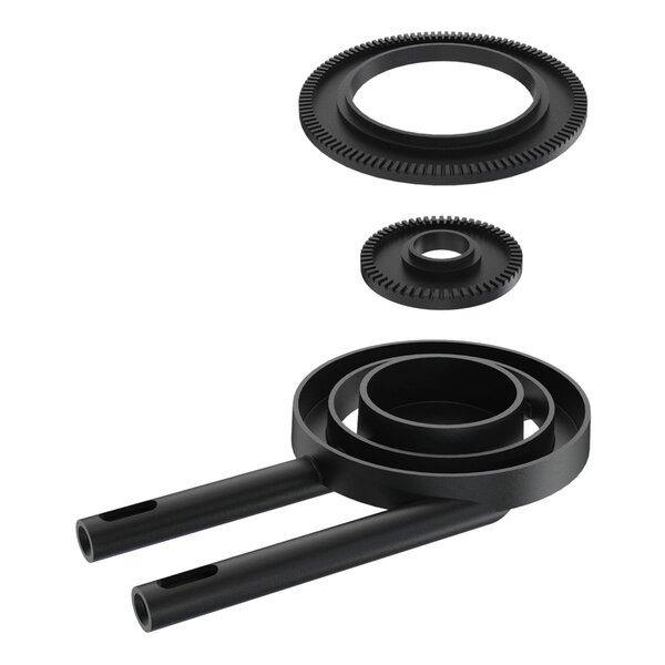 Queimador Duplo Completo Para Fogão Industrial Ferro 20 2cm