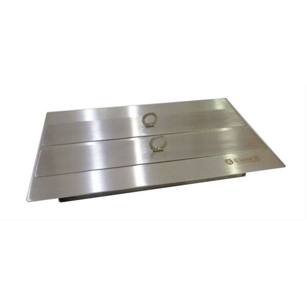 Queimador Duplo Paralelo Ecológico Para Lareira 40cm A Álcool