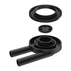 Queimador Econômico Duplo Completo De Fogão Industrial 14cm