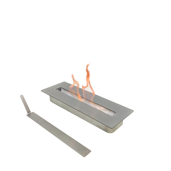 Queimador Lareira Ecológica Oq 45 45 Cm Inox