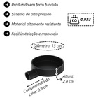 Queimador Palmatoria Curto Completo De Alta Pressão 13cm