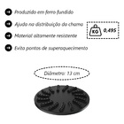 Queimador Palmatoria Médio Completo De Alta Pressão 13cm