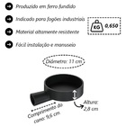 Queimador Simples Completo Fogão Industrial Ferro N01 11cm
