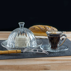 Quejeira Em Cristal Com Tampa Lyor Renaissance 20cm