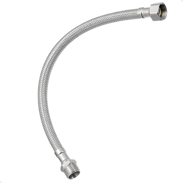 Rabicho Engate Mangueira 60 Cm Trançado Aço Inox Flexível Lor