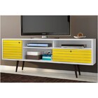 Rack 01 Porta Para Tv Até 65 Polegadas 180 Cm Esmeralda Branc