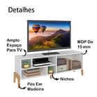 Rack 02 Portas Com Pes Madeira 1603 Fell