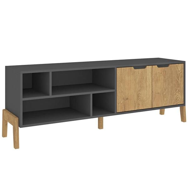 Rack 02 Portas Com Pes Madeira 1603 Fell