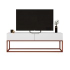 Rack 140cm Industrial Vintage Base Metalon Cobre 4 Opções De