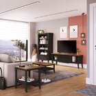 Rack 160cm Simplicidade Artemobili Mel/preto