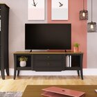 Rack 160cm Simplicidade Artemobili Mel/preto