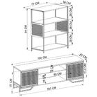 Rack 180 Cm 2 Pt Estante 77 Cm Industrial 27x24 Pp