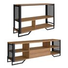 Rack 180 Cm Gaveta Aparador 130 Cm Industrial 17x21 Pp